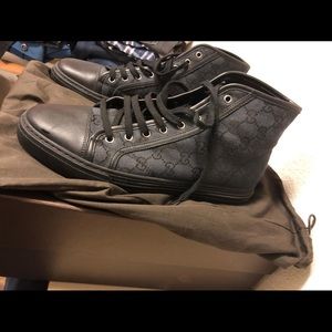 Gucci hig tops shoes